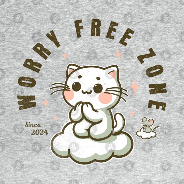 Worry Free Cat by AriseShineShop